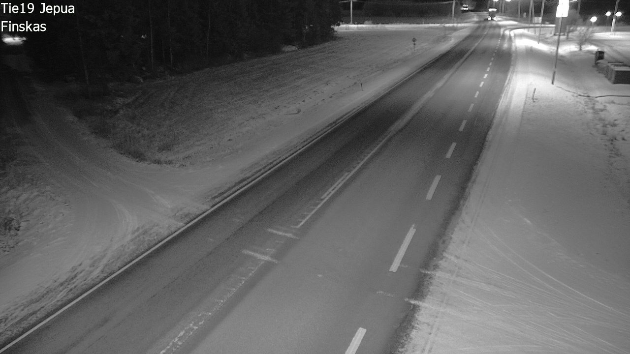 Weather Camera Image Väg 19 Jeppo, Uusikaarlepyy, Pohjanmaa