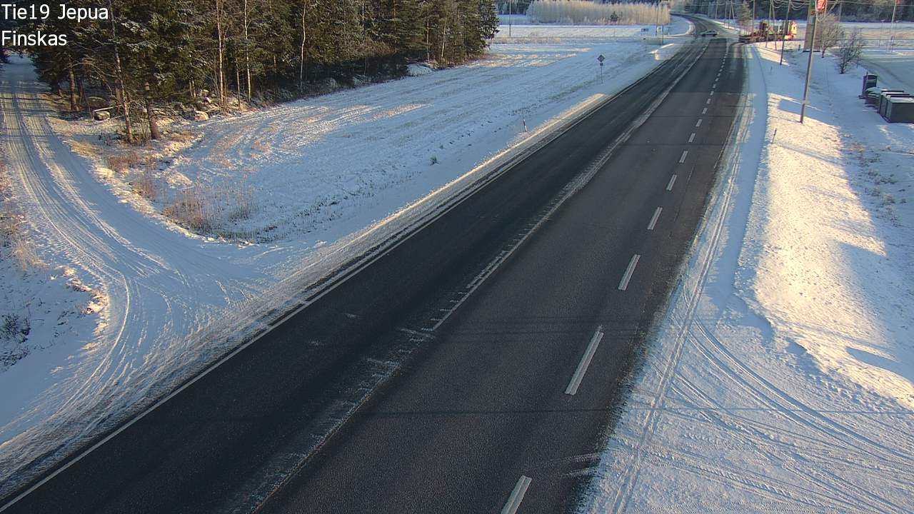 Weather Camera Image Väg 19 Jeppo, Uusikaarlepyy, Pohjanmaa