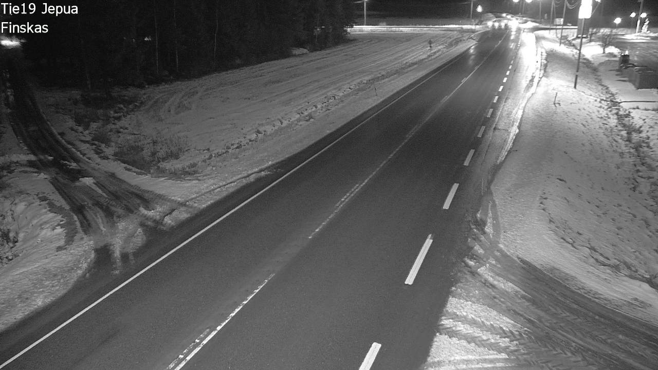Weather Camera Image Väg 19 Jeppo, Uusikaarlepyy, Pohjanmaa