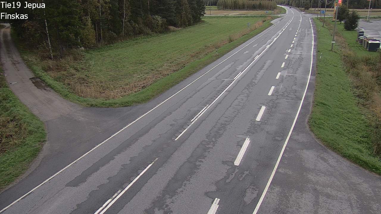 Weather Camera Image Road 19 Jepua, Uusikaarlepyy, Pohjanmaa