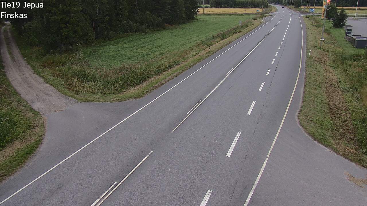 Weather Camera Image Road 19 Jepua, Uusikaarlepyy, Pohjanmaa