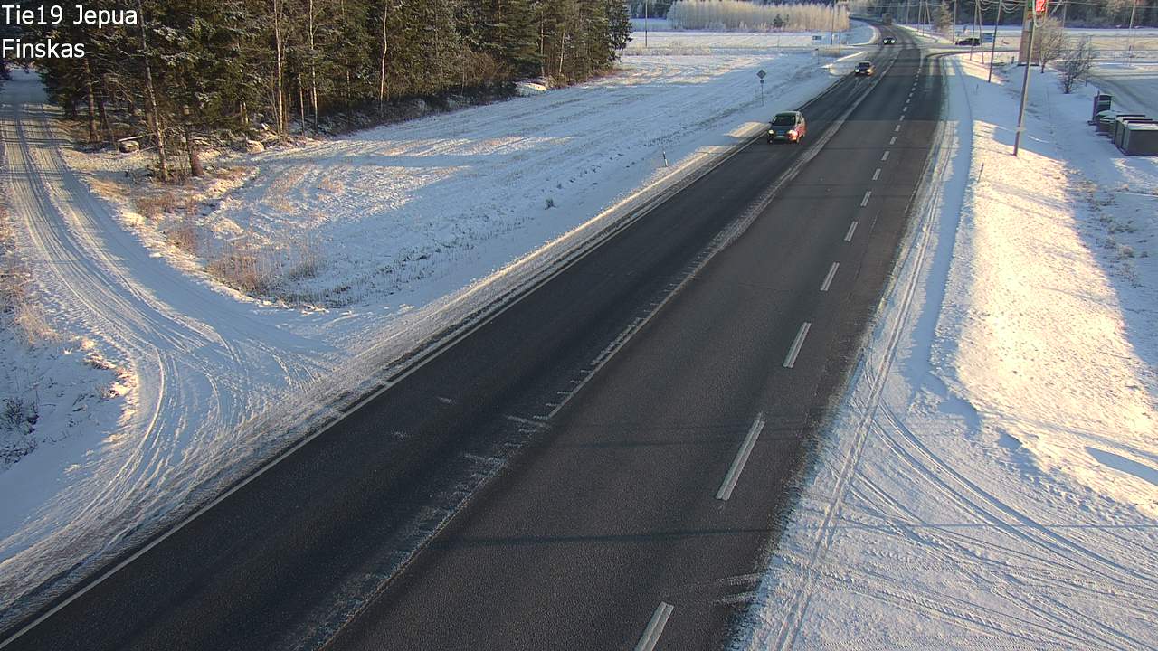 Weather Camera Image Road 19 Jepua, Uusikaarlepyy, Pohjanmaa