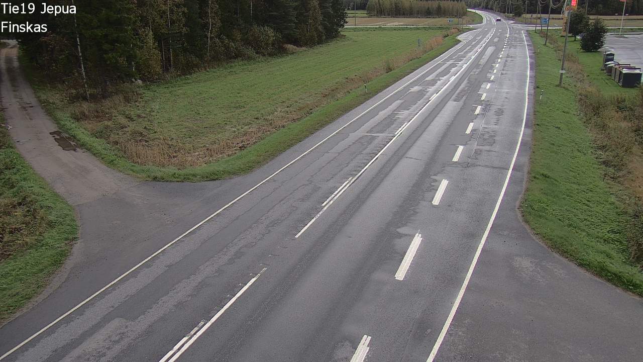 Weather Camera Image Road 19 Jepua, Uusikaarlepyy, Pohjanmaa