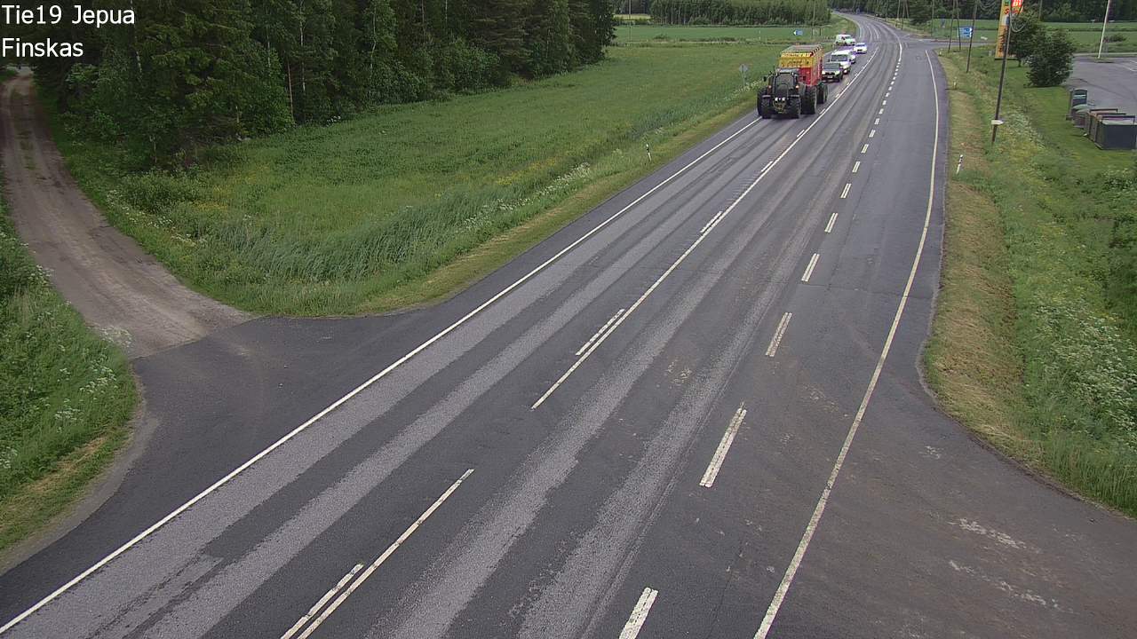 Weather Camera Image Väg 19 Jeppo, Uusikaarlepyy, Pohjanmaa