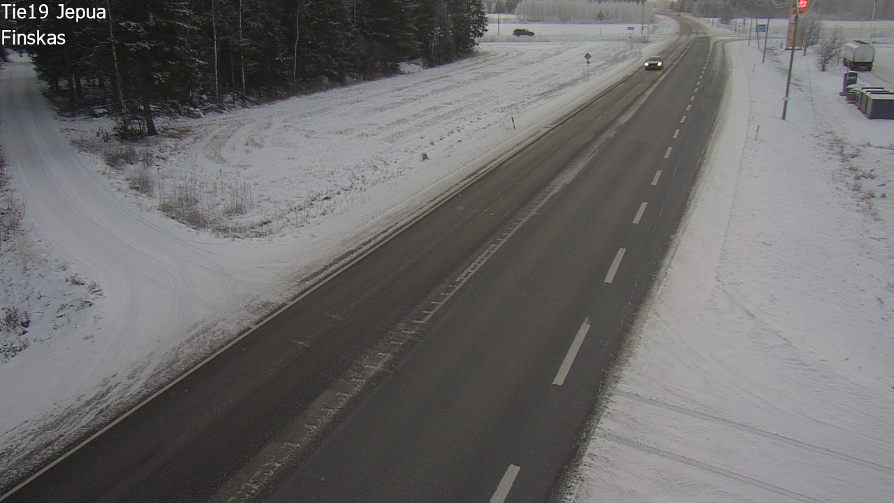 Weather Camera Image Road 19 Jepua, Uusikaarlepyy, Pohjanmaa