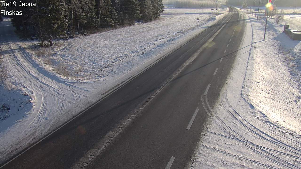 Weather Camera Image Road 19 Jepua, Uusikaarlepyy, Pohjanmaa