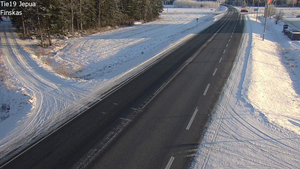 Weather Camera Image Road 19 Jepua, Uusikaarlepyy, Pohjanmaa
