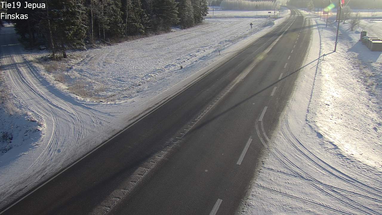 Weather Camera Image Road 19 Jepua, Uusikaarlepyy, Pohjanmaa