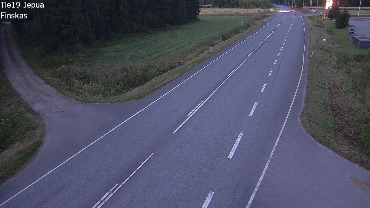 Weather Camera Image Road 19 Jepua, Uusikaarlepyy, Pohjanmaa