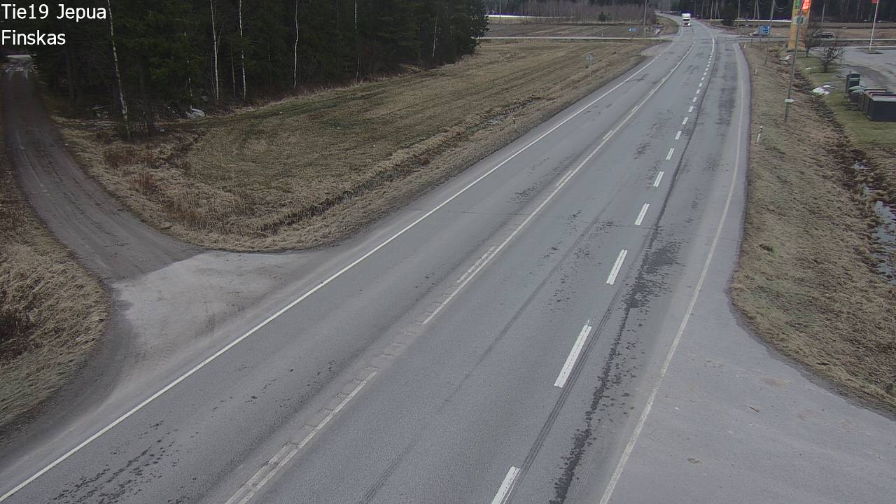 Weather Camera Image Väg 19 Jeppo, Uusikaarlepyy, Pohjanmaa