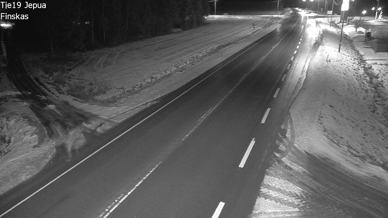 Weather Camera Image Väg 19 Jeppo, Uusikaarlepyy, Pohjanmaa