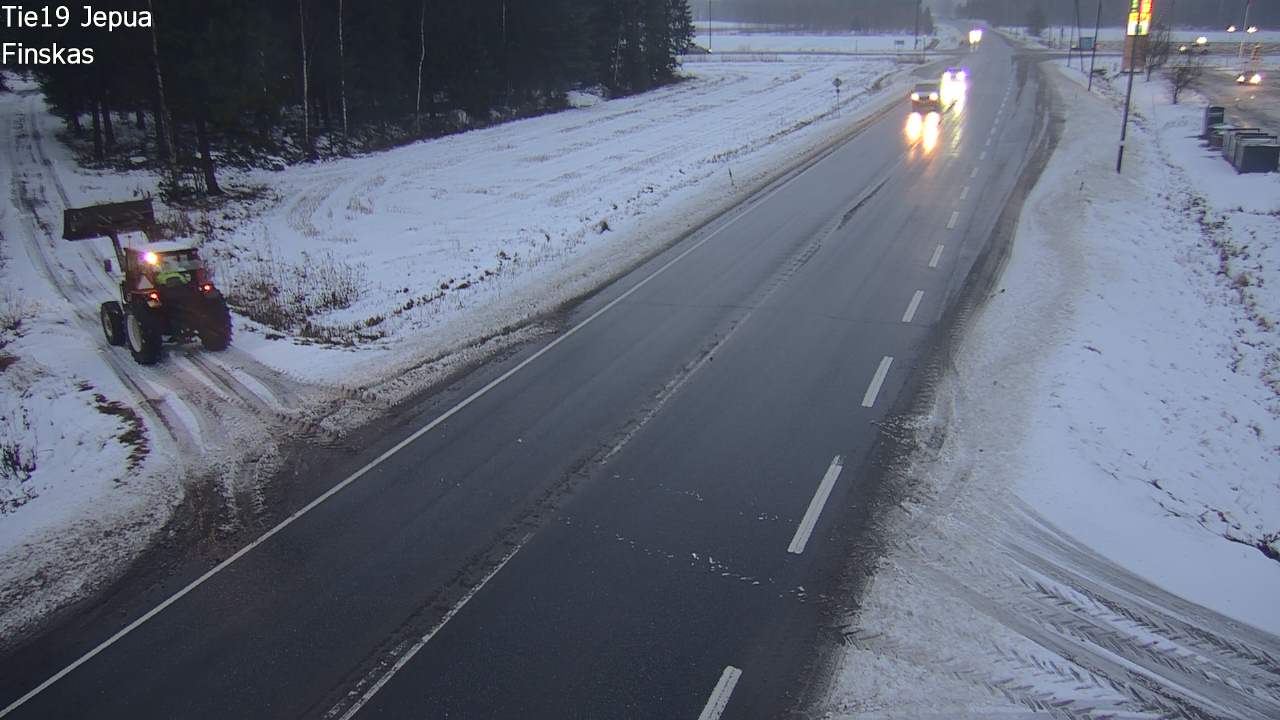 Weather Camera Image Väg 19 Jeppo, Uusikaarlepyy, Pohjanmaa