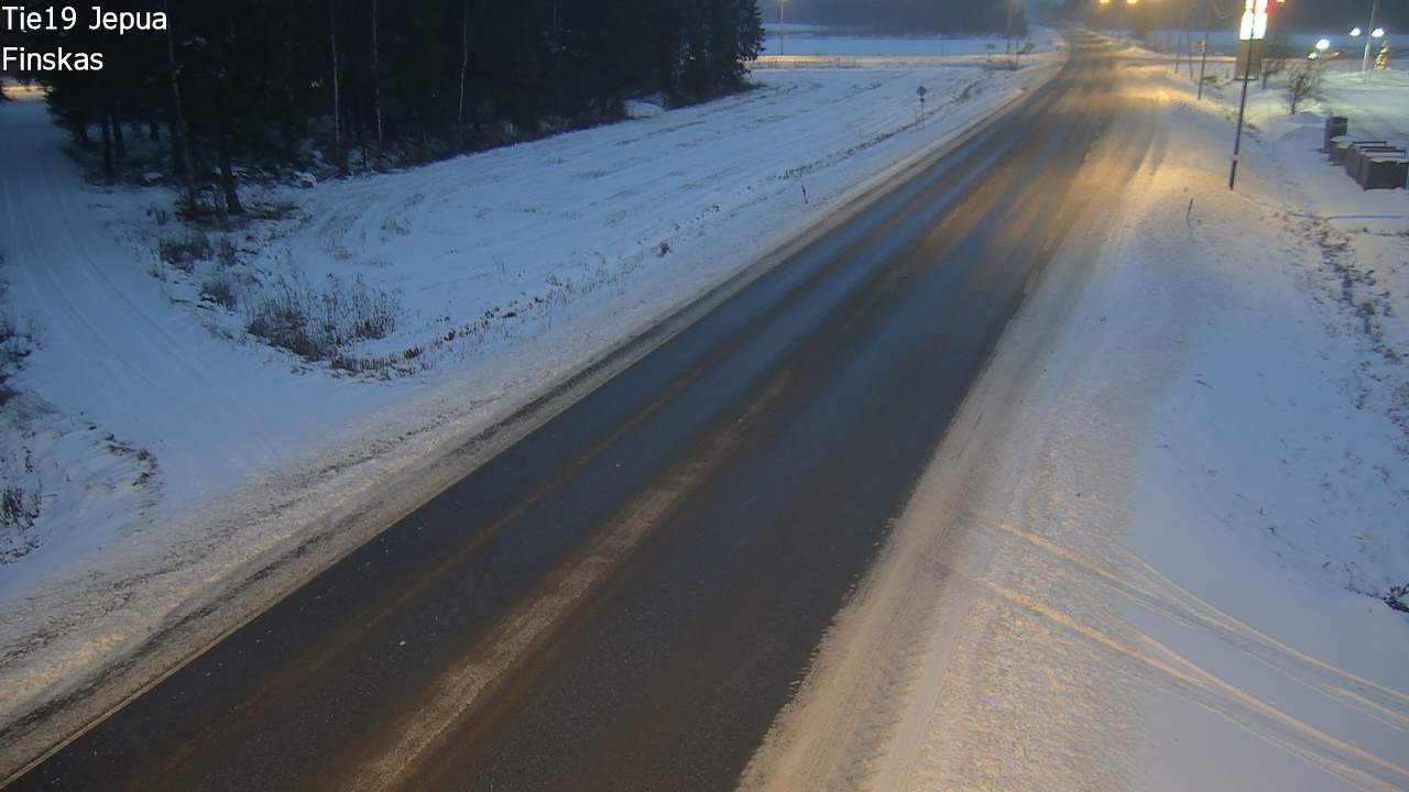 Weather Camera Image Väg 19 Jeppo, Uusikaarlepyy, Pohjanmaa