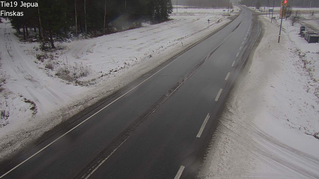 Weather Camera Image Väg 19 Jeppo, Uusikaarlepyy, Pohjanmaa