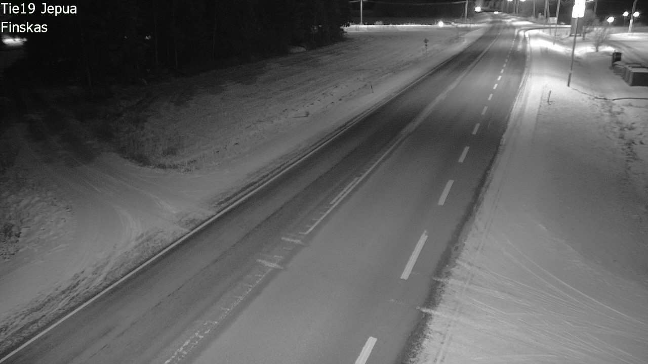 Weather Camera Image Väg 19 Jeppo, Uusikaarlepyy, Pohjanmaa