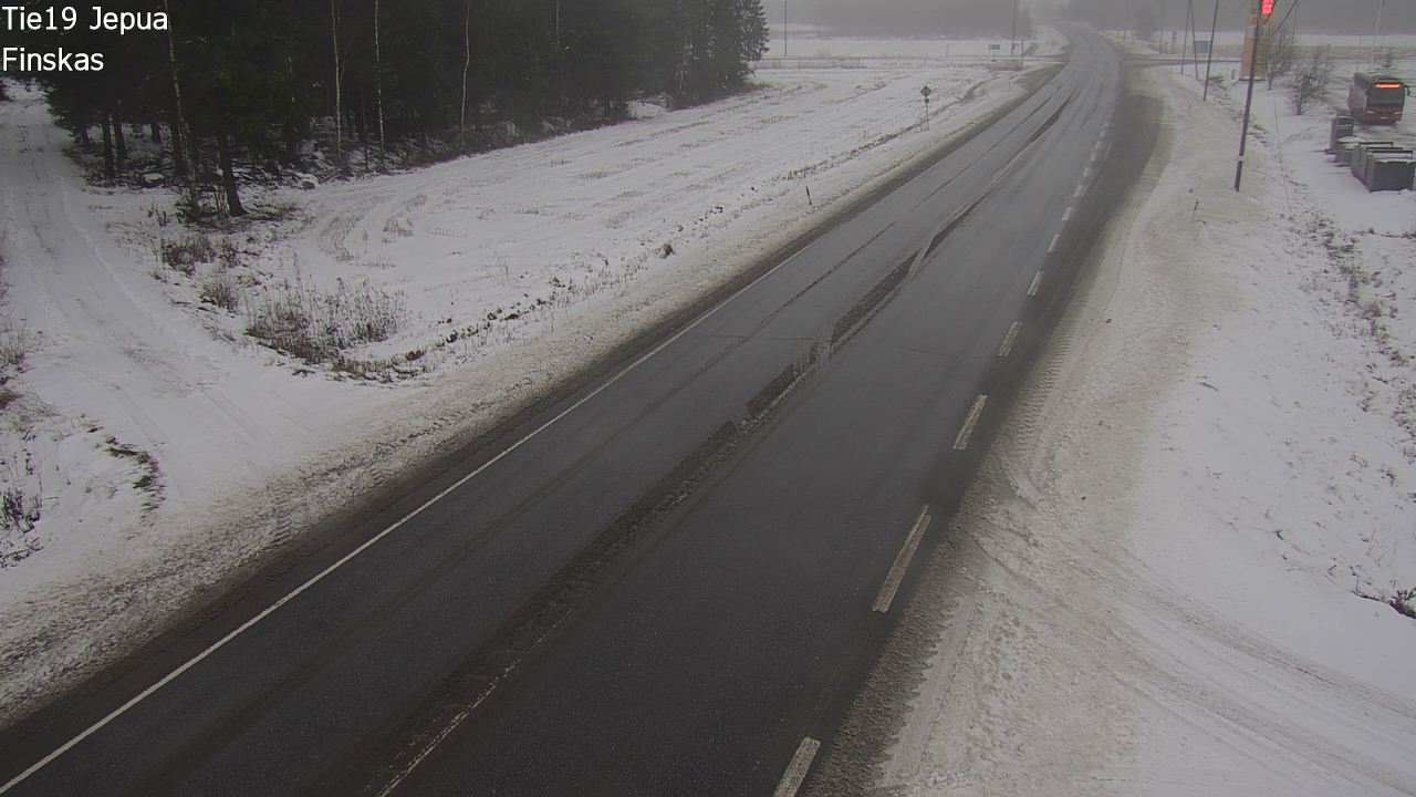 Weather Camera Image Väg 19 Jeppo, Uusikaarlepyy, Pohjanmaa