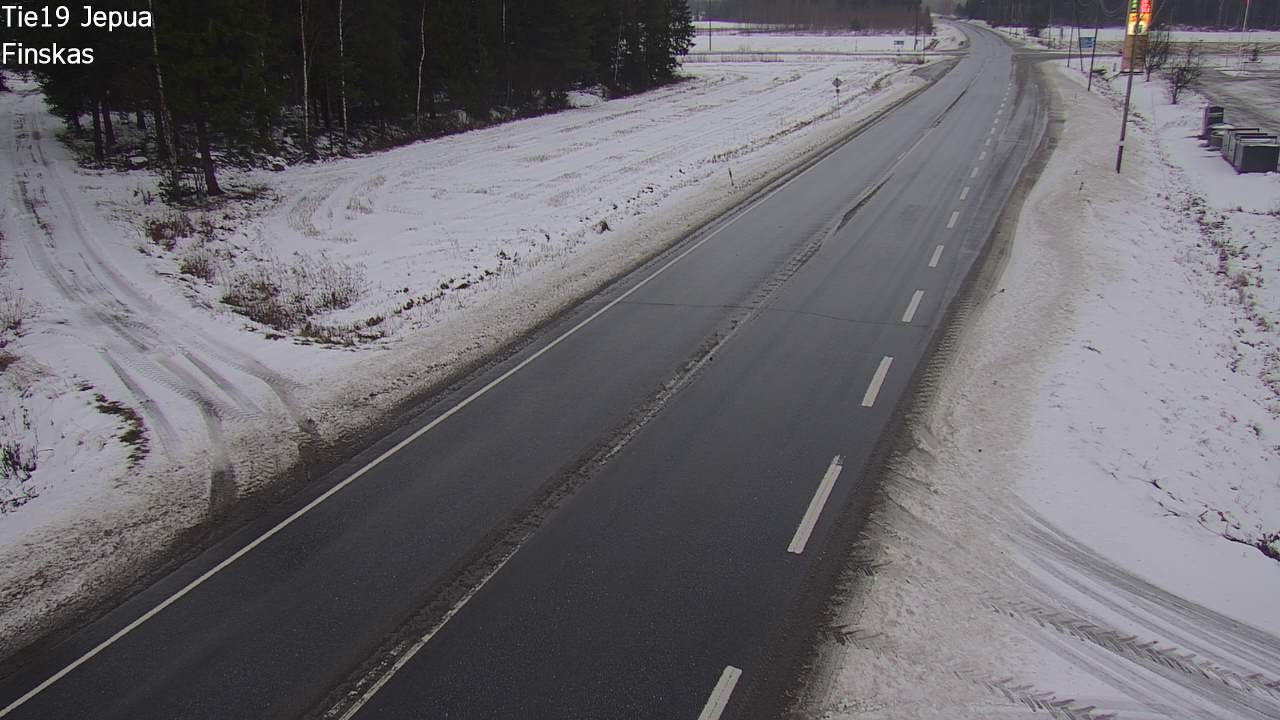 Weather Camera Image Väg 19 Jeppo, Uusikaarlepyy, Pohjanmaa
