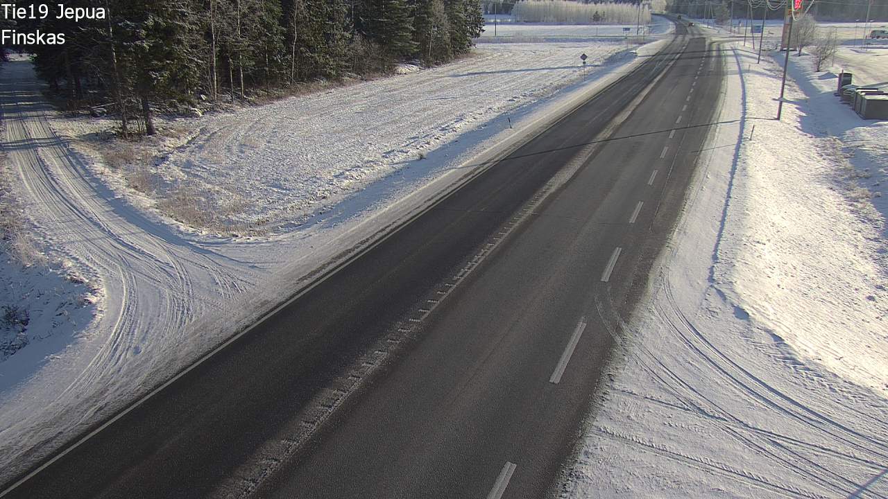 Weather Camera Image Road 19 Jepua, Uusikaarlepyy, Pohjanmaa