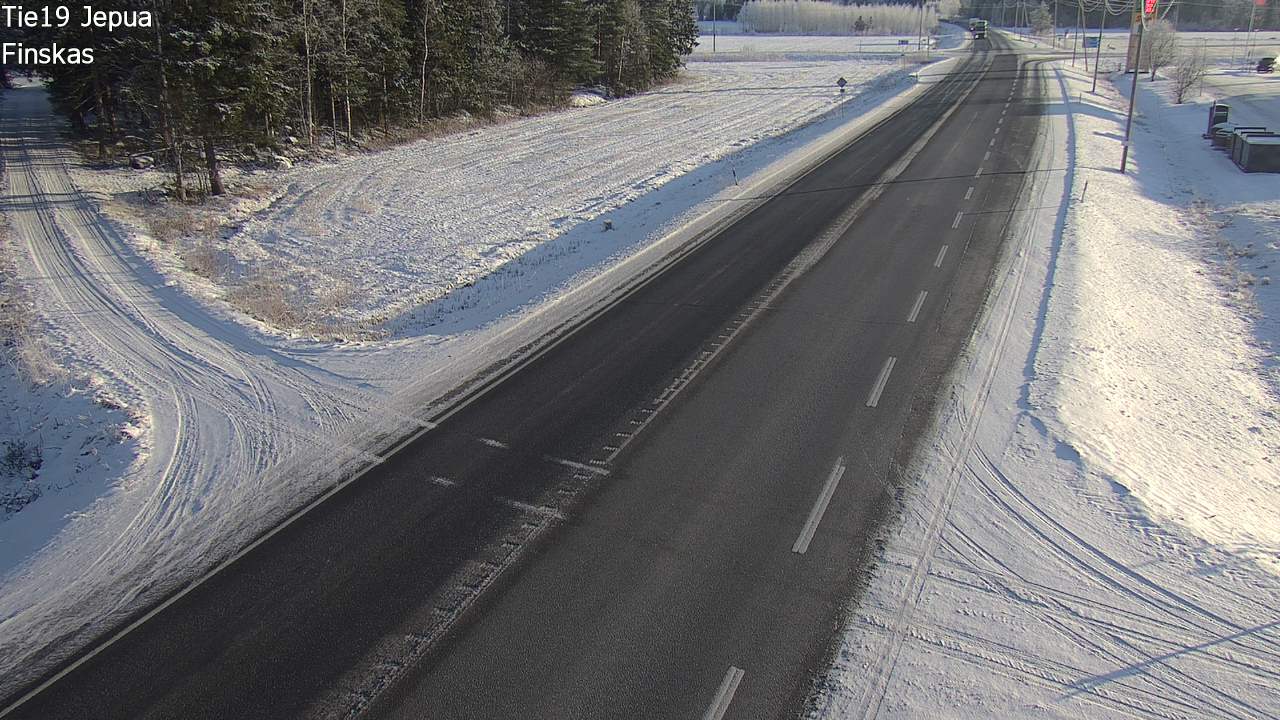 Weather Camera Image Road 19 Jepua, Uusikaarlepyy, Pohjanmaa