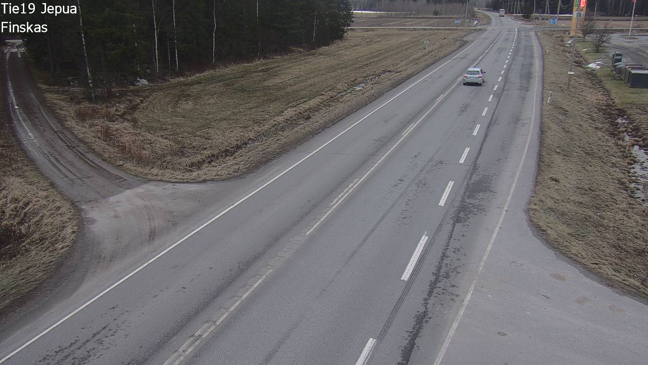 Weather Camera Image Road 19 Jepua, Uusikaarlepyy, Pohjanmaa
