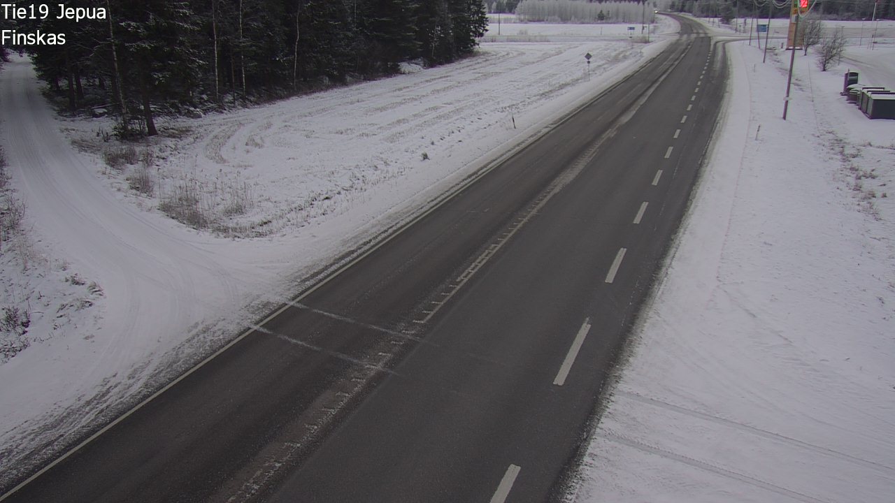 Weather Camera Image Road 19 Jepua, Uusikaarlepyy, Pohjanmaa