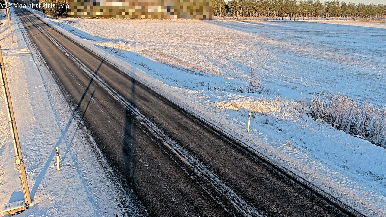 Weather Camera Image Väg 8 Malax, Pörtom, Maalahti, Pohjanmaa