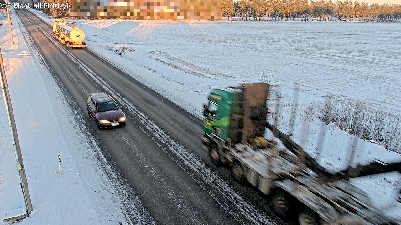 Weather Camera Image Väg 8 Malax, Pörtom, Maalahti, Pohjanmaa