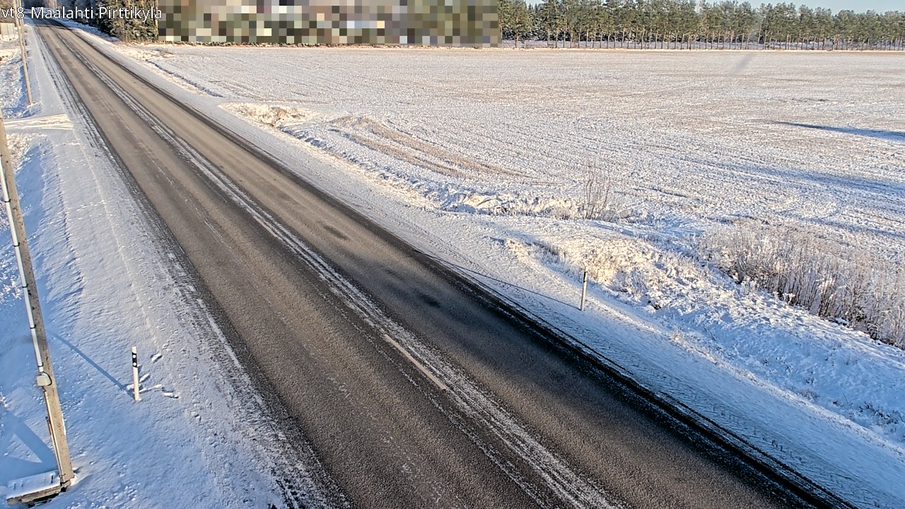 Weather Camera Image Väg 8 Malax, Pörtom, Maalahti, Pohjanmaa