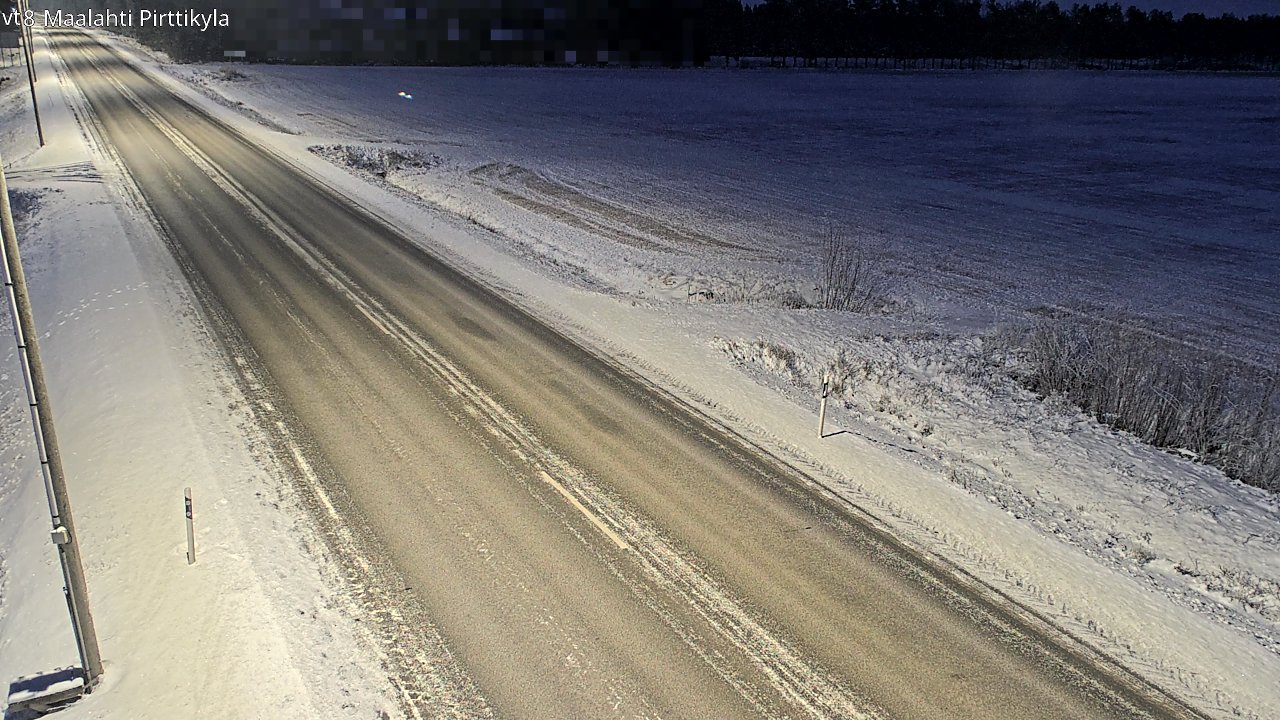 Weather Camera Image Väg 8 Malax, Pörtom, Maalahti, Pohjanmaa