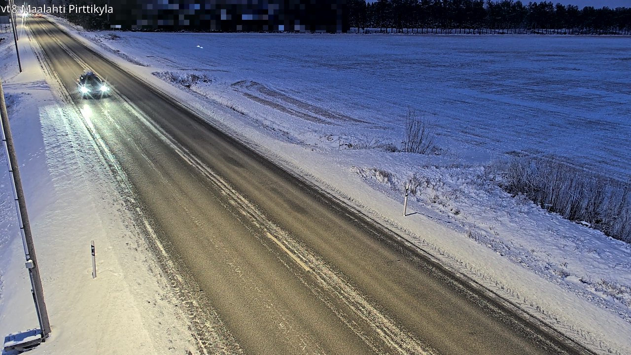 Weather Camera Image Väg 8 Malax, Pörtom, Maalahti, Pohjanmaa