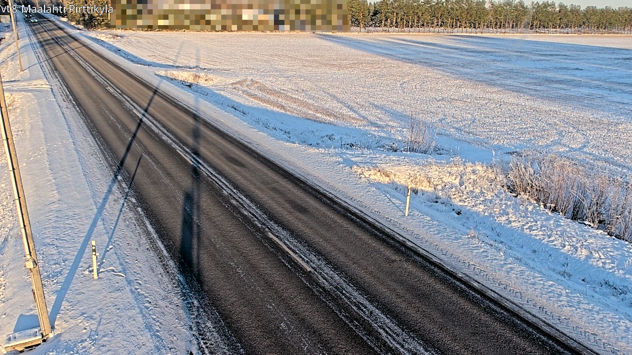 Weather Camera Image Väg 8 Malax, Pörtom, Maalahti, Pohjanmaa