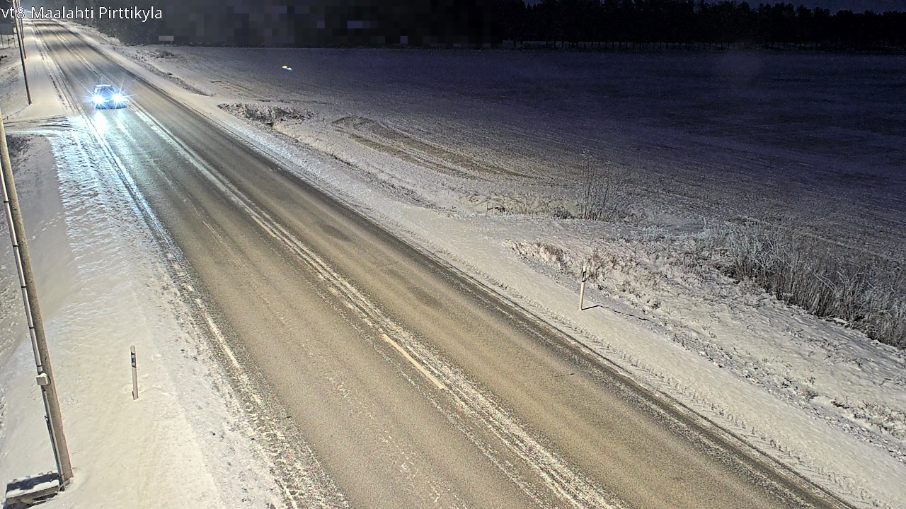 Weather Camera Image Väg 8 Malax, Pörtom, Maalahti, Pohjanmaa