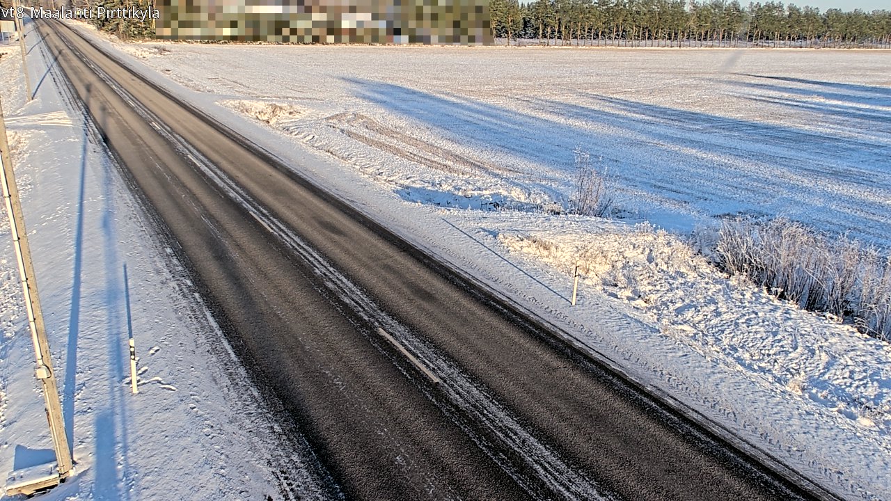 Weather Camera Image Väg 8 Malax, Pörtom, Maalahti, Pohjanmaa