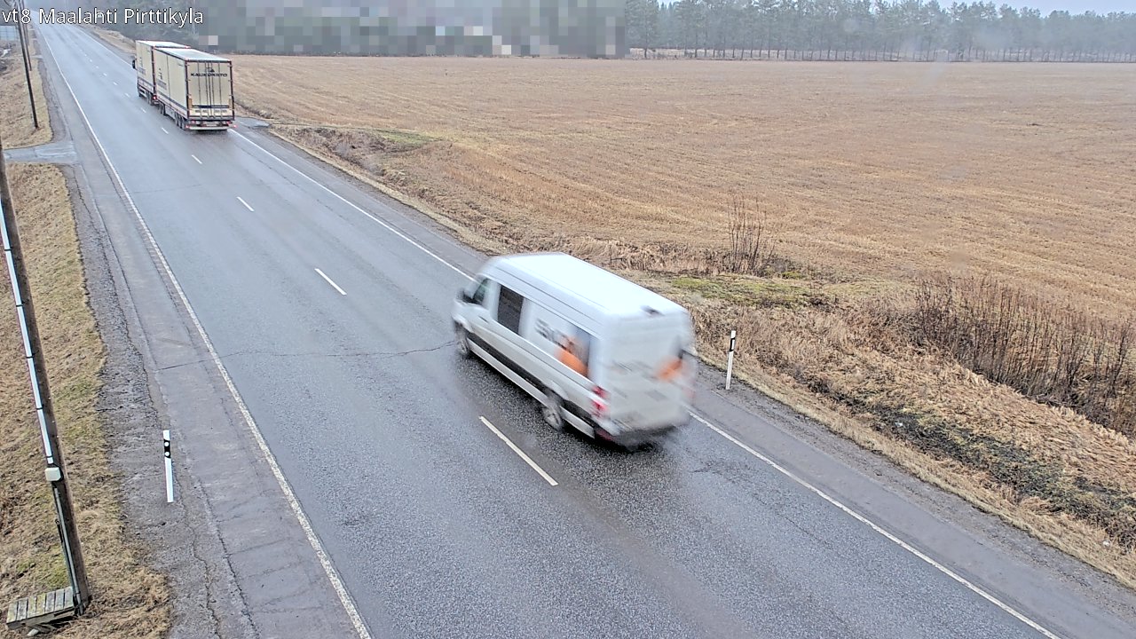 Weather Camera Image Väg 8 Malax, Pörtom, Maalahti, Pohjanmaa
