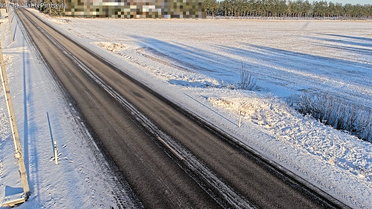 Weather Camera Image Väg 8 Malax, Pörtom, Maalahti, Pohjanmaa