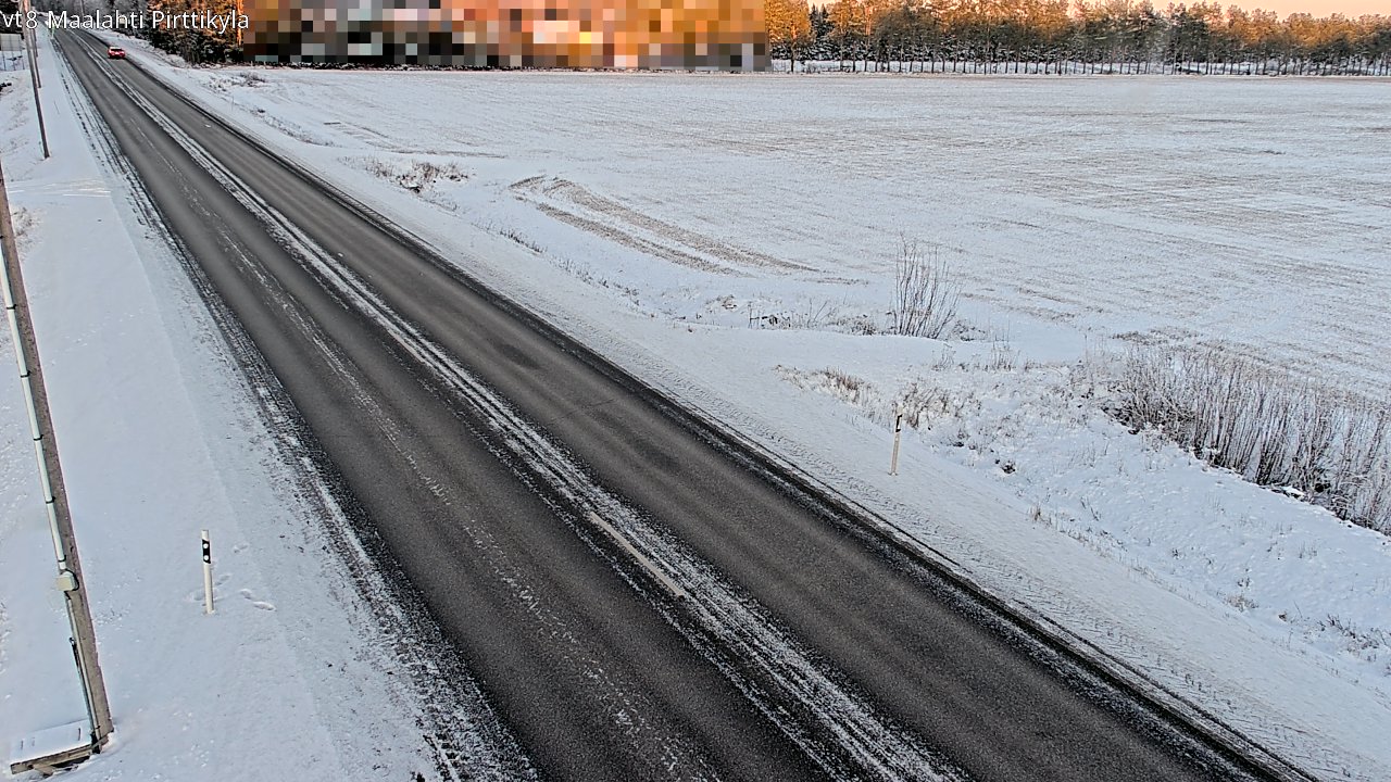 Weather Camera Image Väg 8 Malax, Pörtom, Maalahti, Pohjanmaa