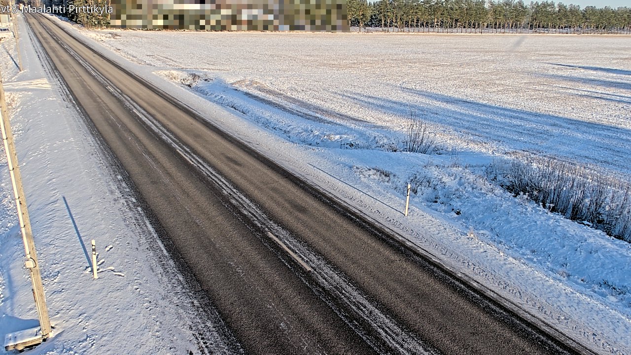 Weather Camera Image Väg 8 Malax, Pörtom, Maalahti, Pohjanmaa
