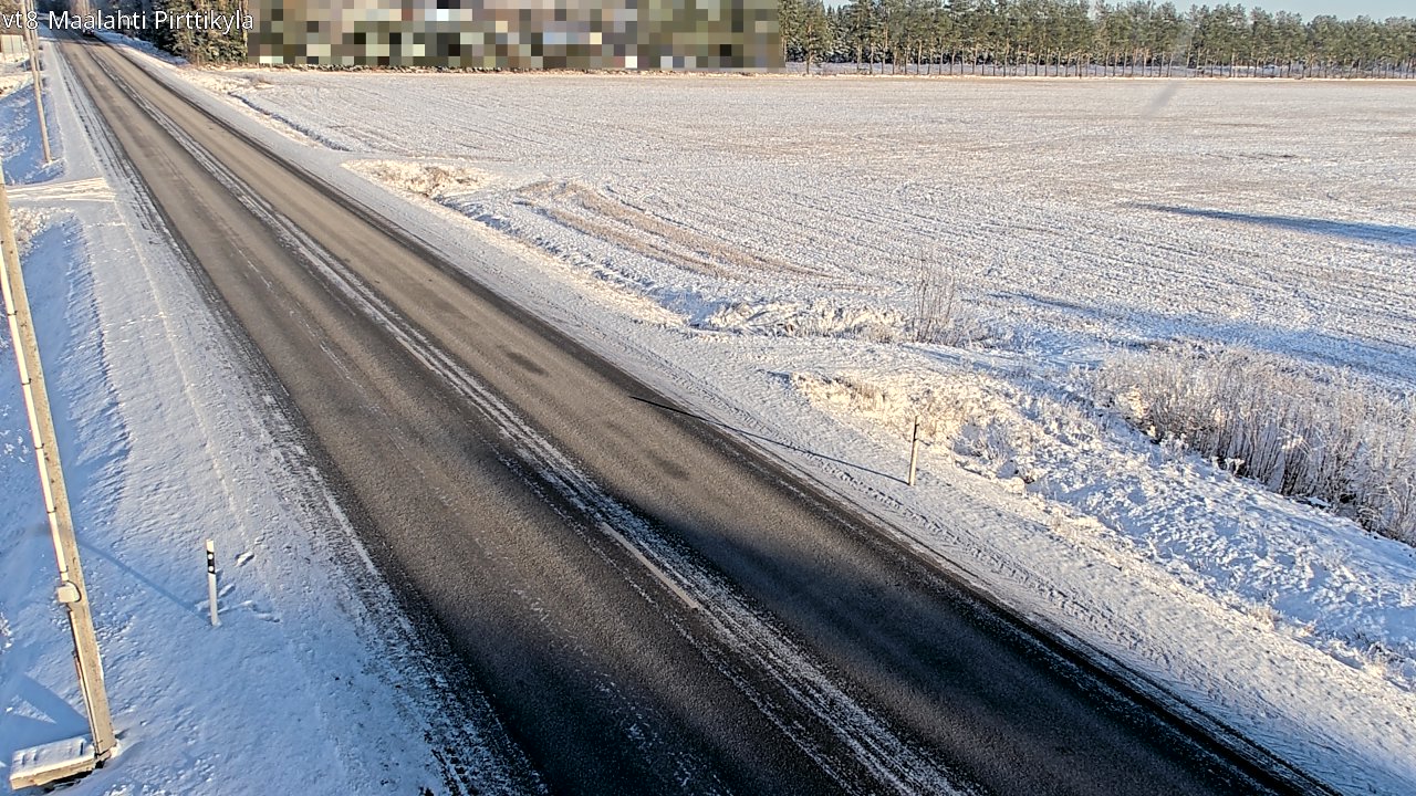 Weather Camera Image Väg 8 Malax, Pörtom, Maalahti, Pohjanmaa