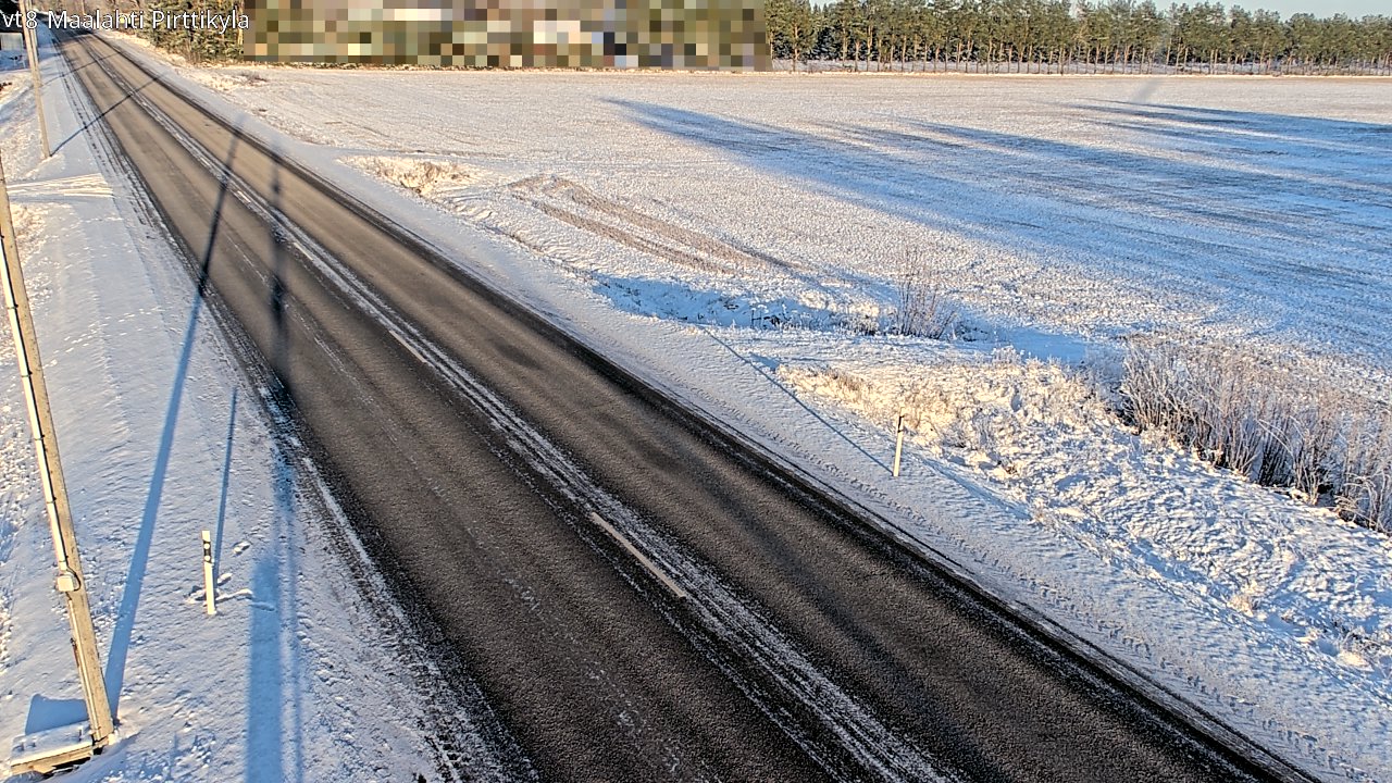 Weather Camera Image Väg 8 Malax, Pörtom, Maalahti, Pohjanmaa