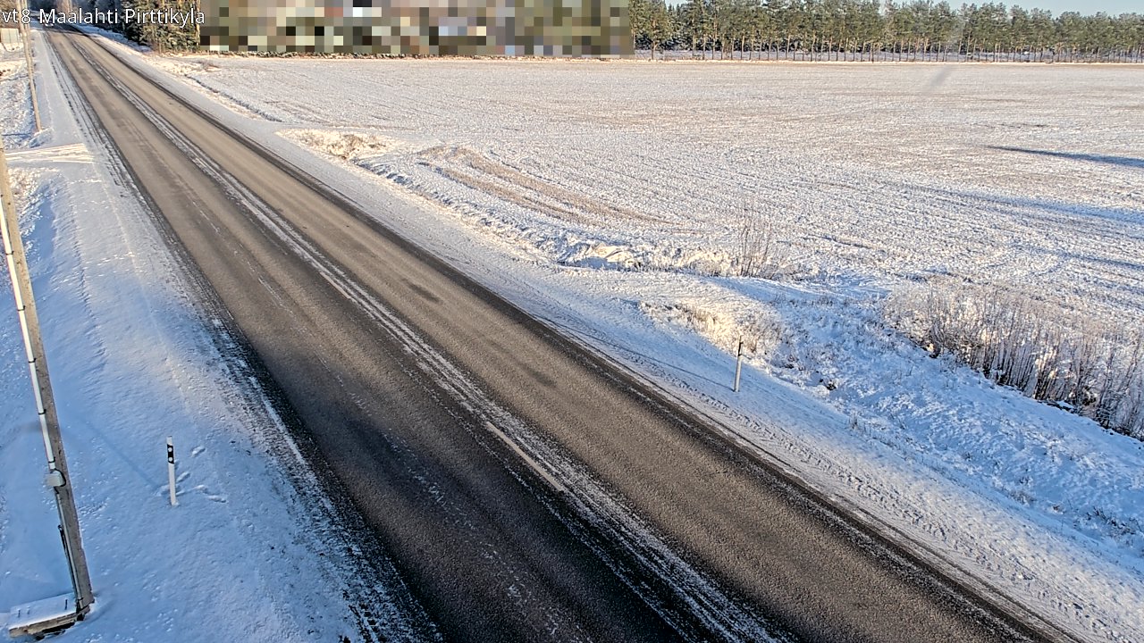 Weather Camera Image Väg 8 Malax, Pörtom, Maalahti, Pohjanmaa