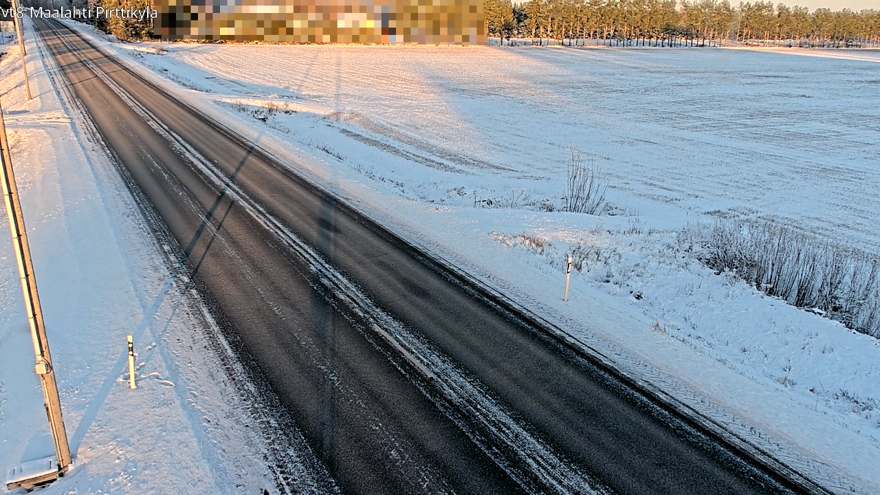 Weather Camera Image Väg 8 Malax, Pörtom, Maalahti, Pohjanmaa