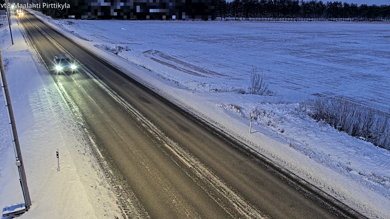 Weather Camera Image Väg 8 Malax, Pörtom, Maalahti, Pohjanmaa