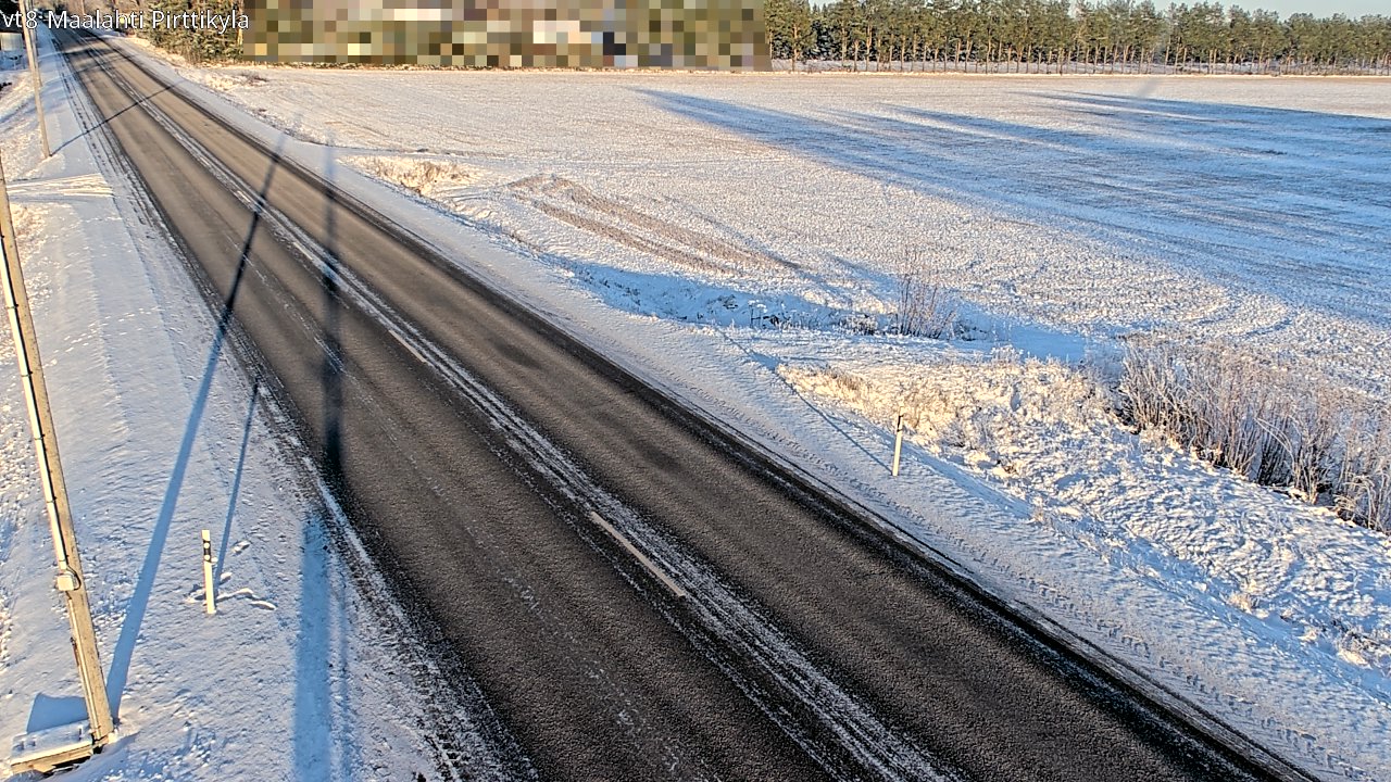 Weather Camera Image Väg 8 Malax, Pörtom, Maalahti, Pohjanmaa