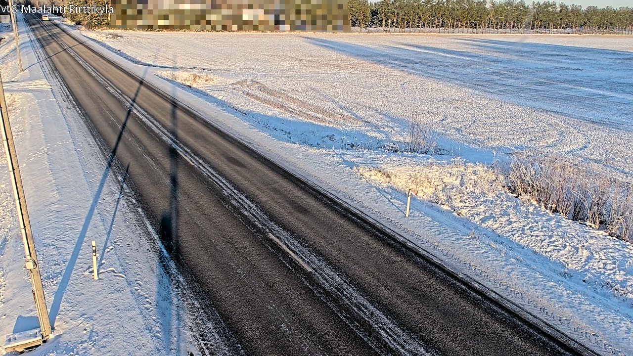 Weather Camera Image Väg 8 Malax, Pörtom, Maalahti, Pohjanmaa