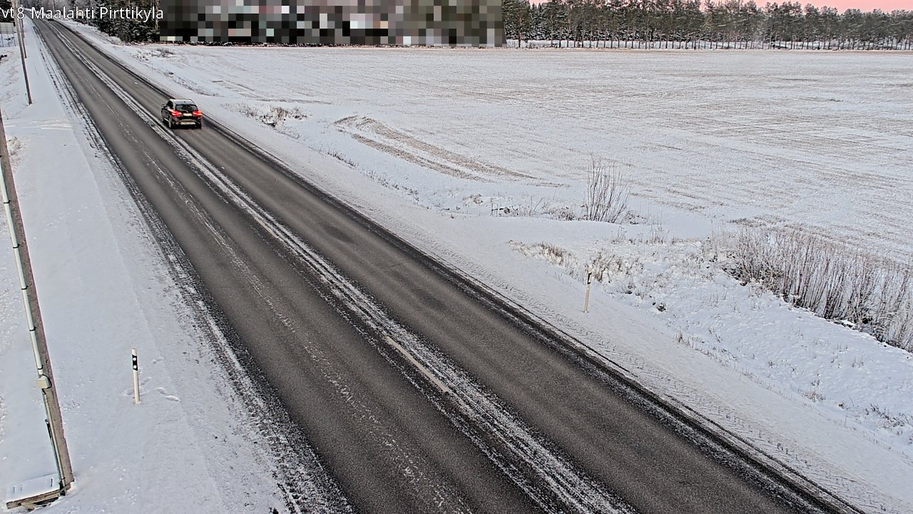 Weather Camera Image Väg 8 Malax, Pörtom, Maalahti, Pohjanmaa
