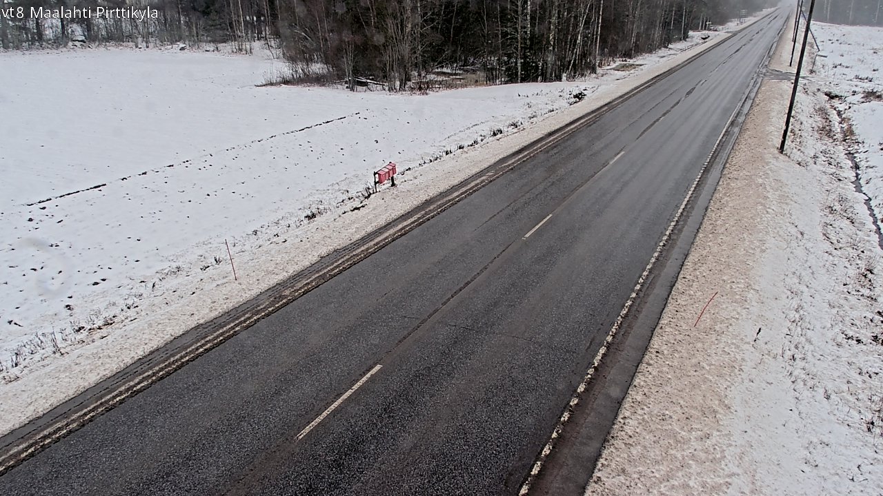 Weather Camera Image Väg 8 Malax, Pörtom, Maalahti, Pohjanmaa