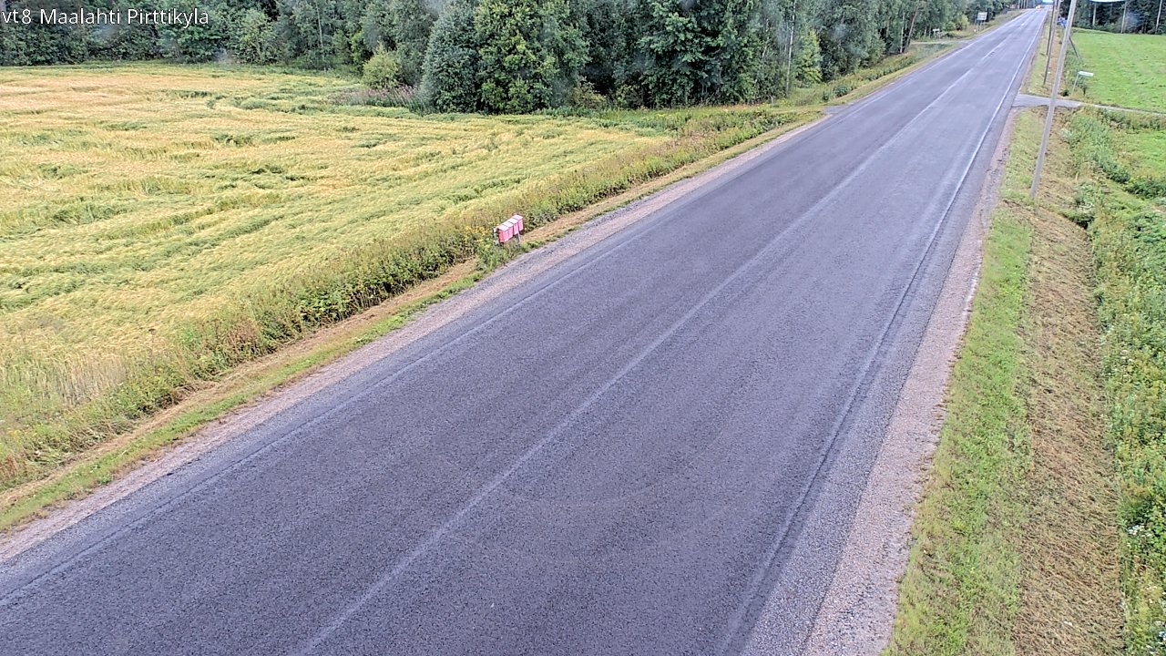 Weather Camera Image Väg 8 Malax, Pörtom, Maalahti, Pohjanmaa