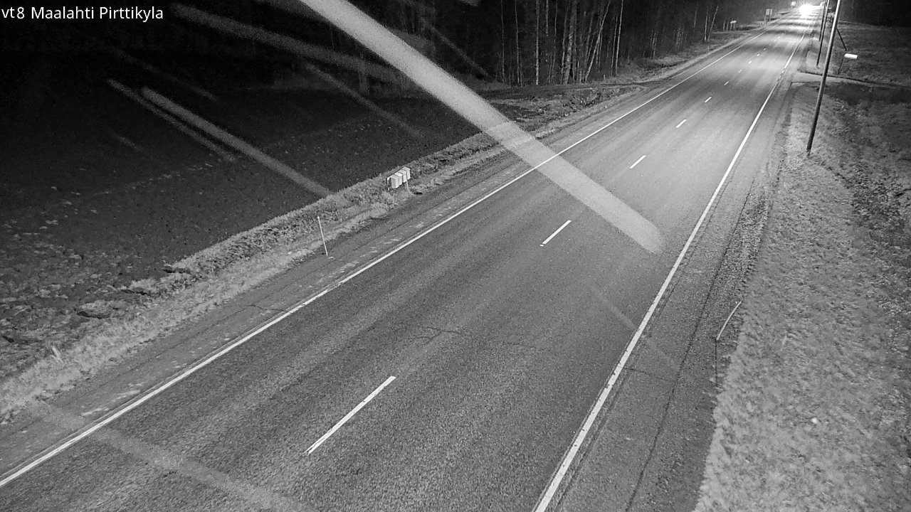 Weather Camera Image Väg 8 Malax, Pörtom, Maalahti, Pohjanmaa