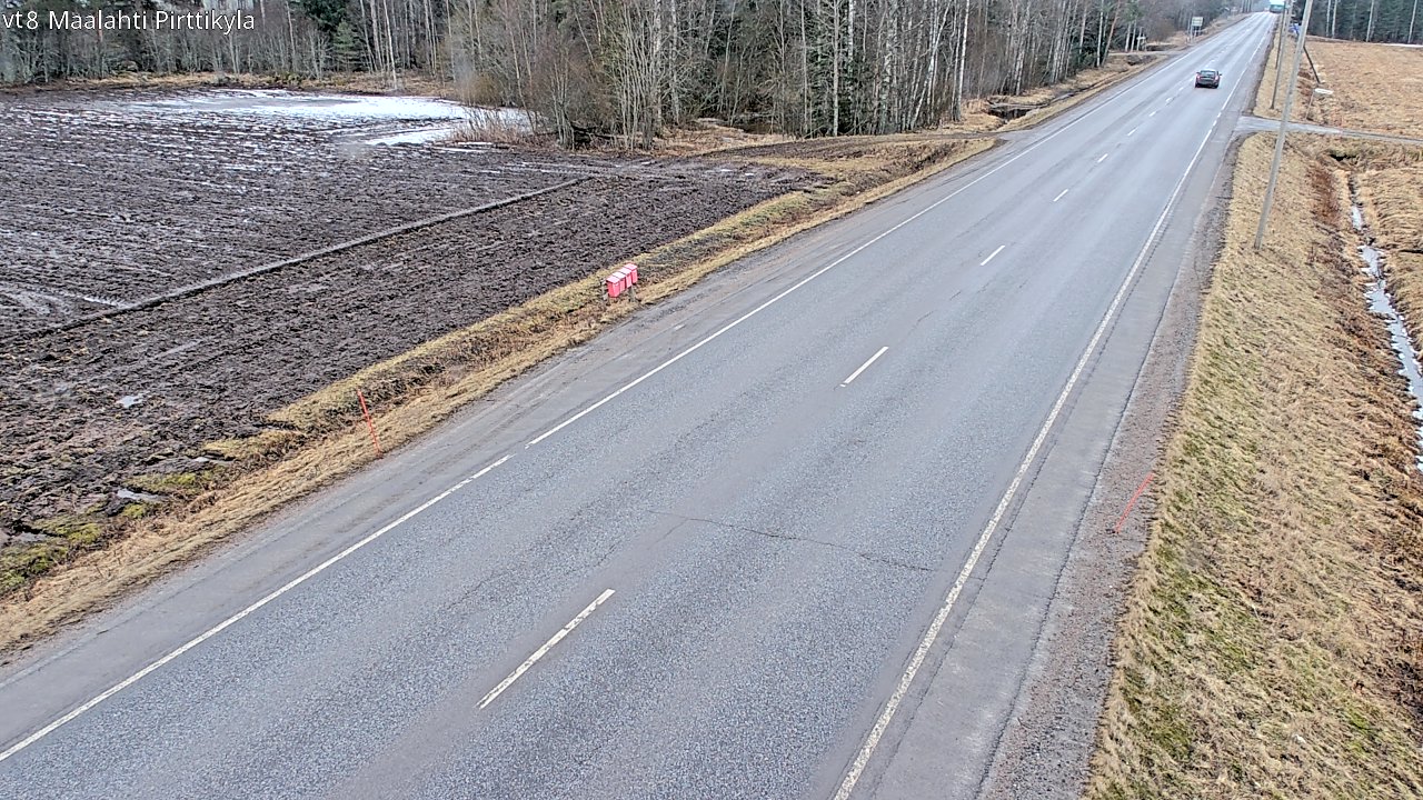 Weather Camera Image Väg 8 Malax, Pörtom, Maalahti, Pohjanmaa
