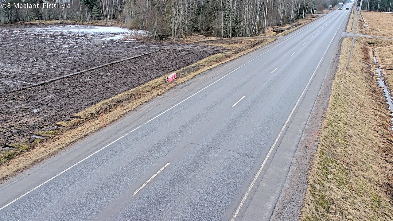 Weather Camera Image Väg 8 Malax, Pörtom, Maalahti, Pohjanmaa